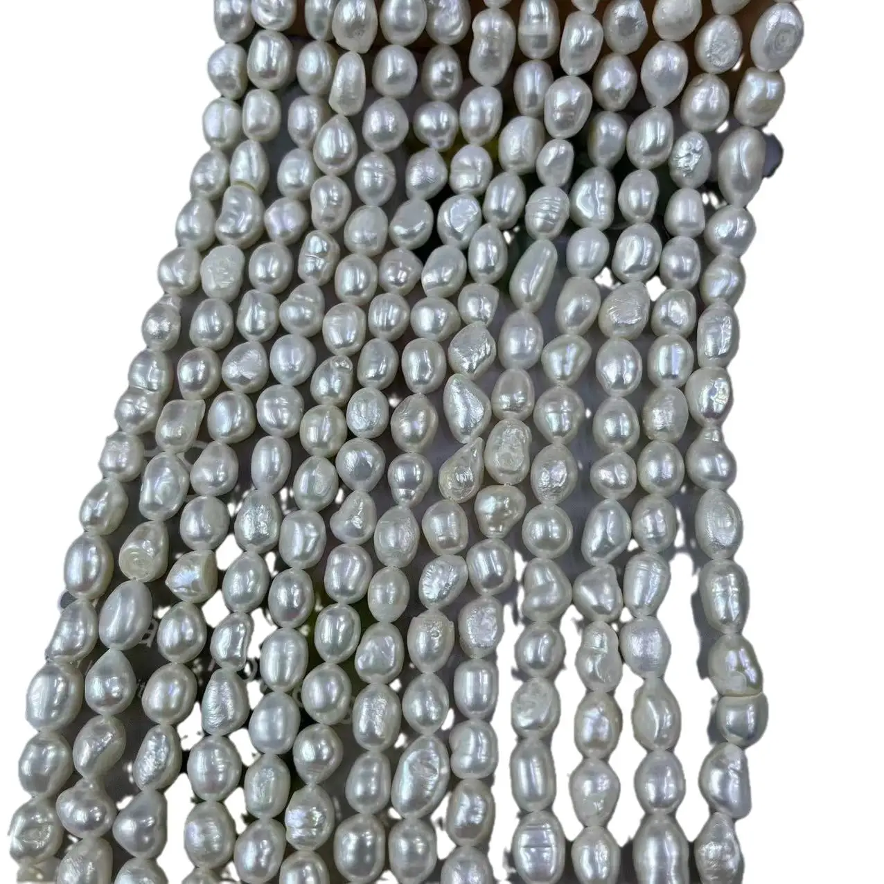 Natural Freshwater Pearl Light Baroque Necklace Bracelet