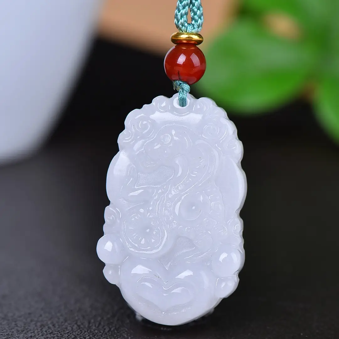 Exquisite Gold Jade "Twelve Zodiac" Pendant - Image 3