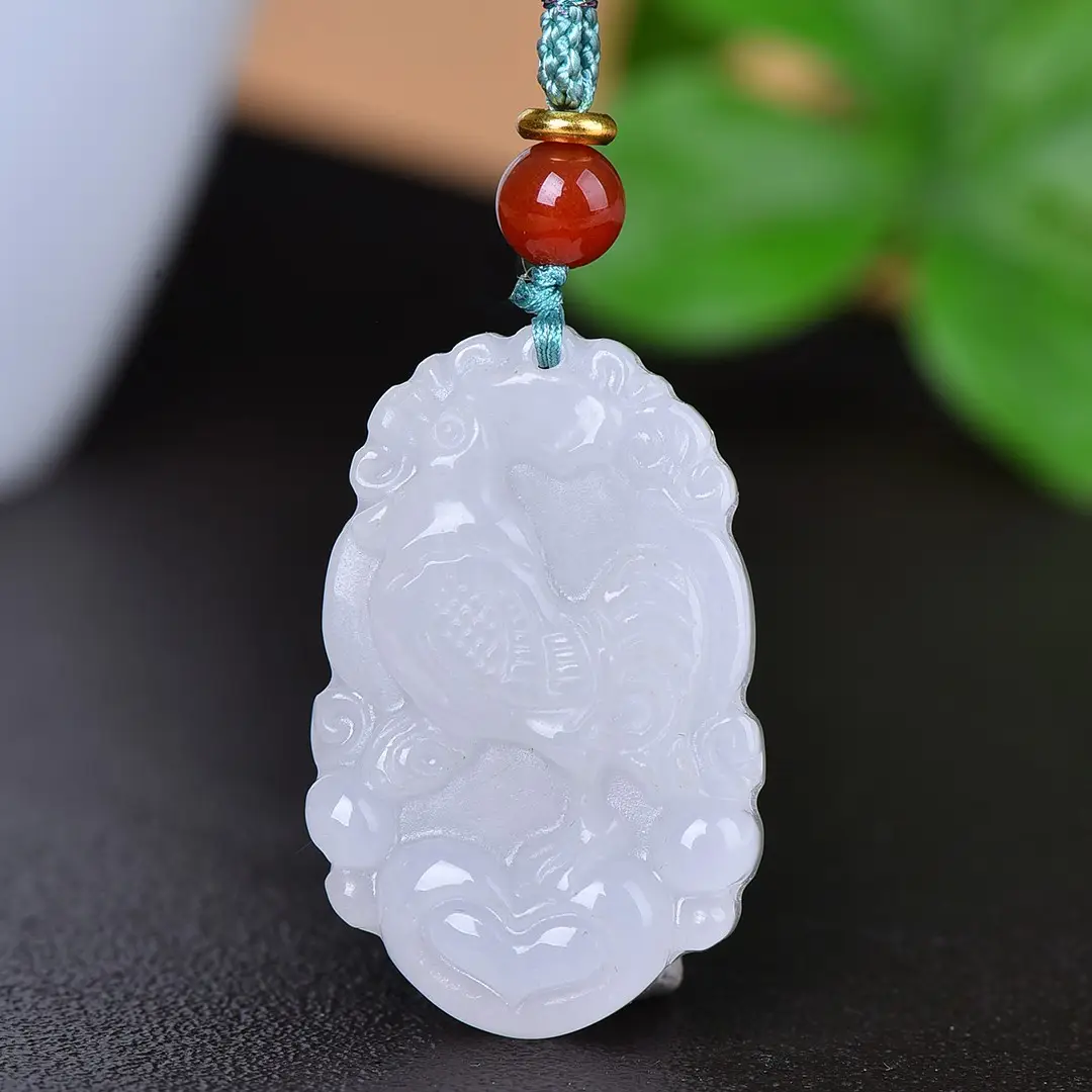 Exquisite Gold Jade "Twelve Zodiac" Pendant - Image 5