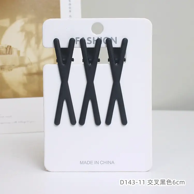 Extended Seamless Metal Hairpin 3pcs Brown Bangs Clip - Image 11