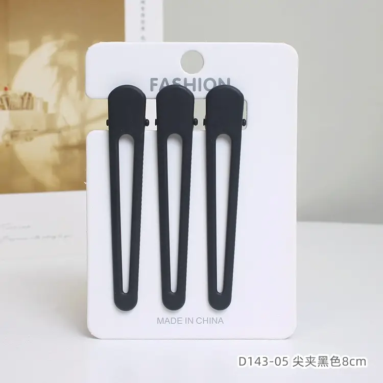 Extended Seamless Metal Hairpin 3pcs Brown Bangs Clip - Image 5
