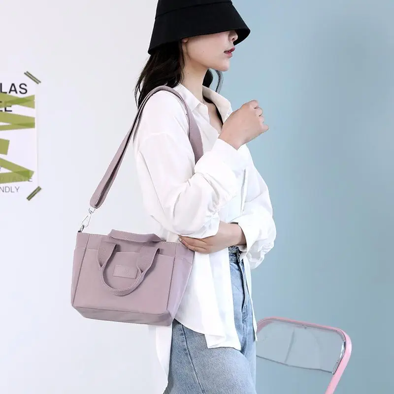 Green Nylon Crossbody Bag for Women with 7 Ways to Carry - Image 10