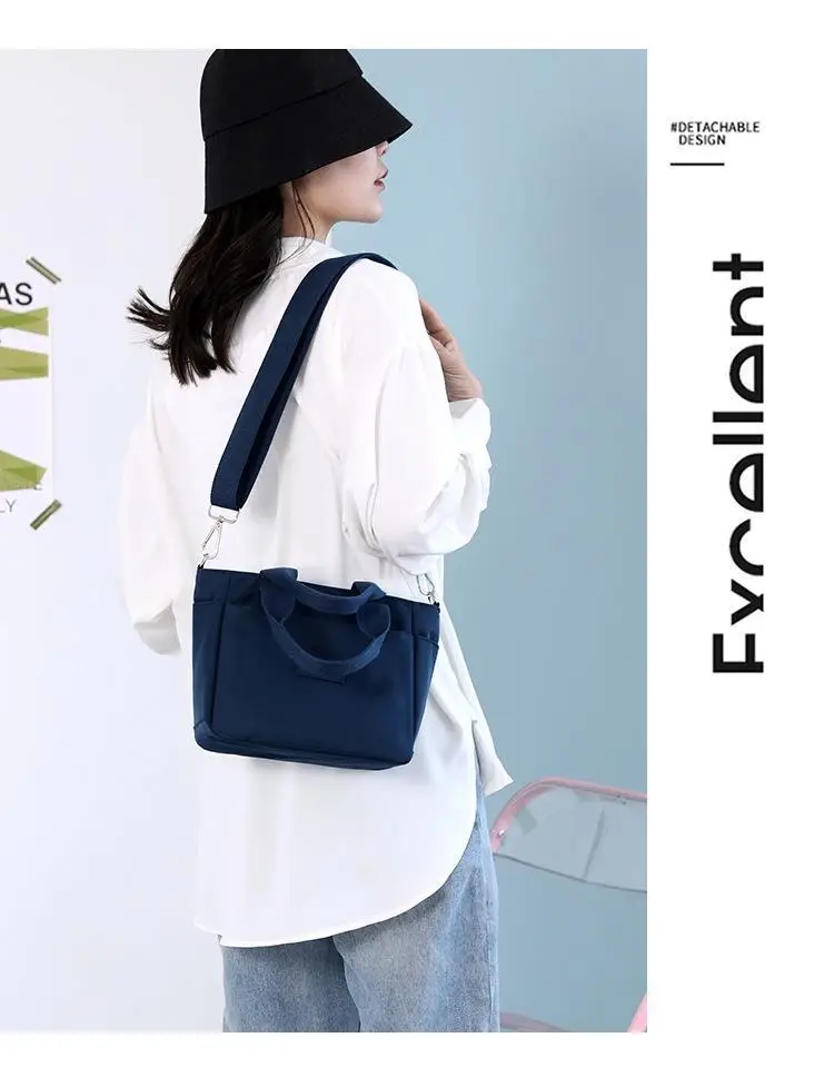 Green Nylon Crossbody Bag for Women with 7 Ways to Carry — feature 10