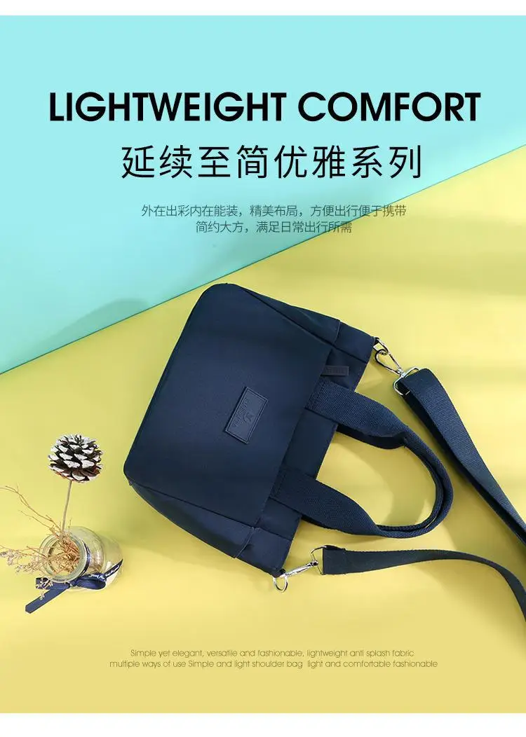Green Nylon Crossbody Bag for Women with 7 Ways to Carry — feature 11