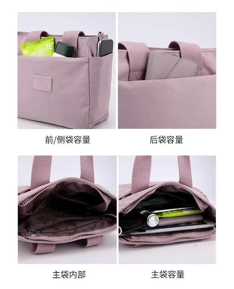 Green Nylon Crossbody Bag for Women with 7 Ways to Carry — feature 13