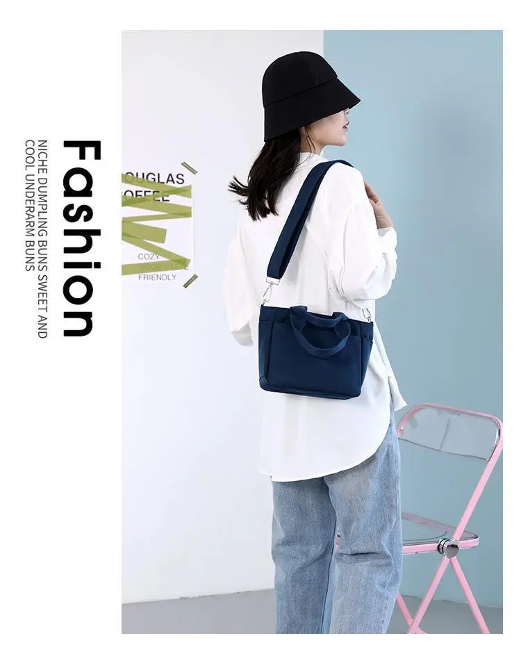 Green Nylon Crossbody Bag for Women with 7 Ways to Carry — feature 19