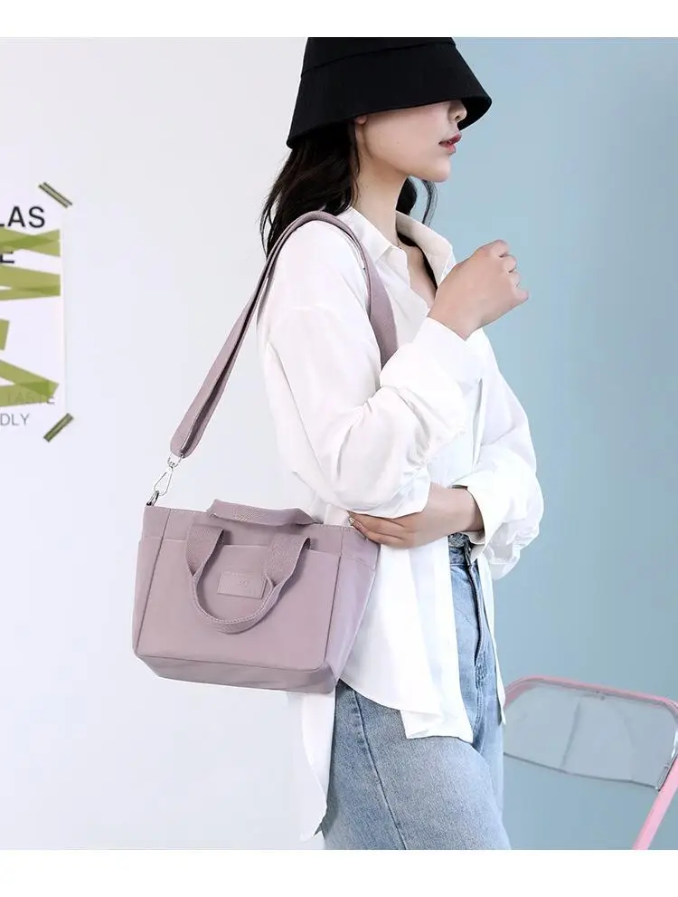 Green Nylon Crossbody Bag for Women with 7 Ways to Carry — feature 20