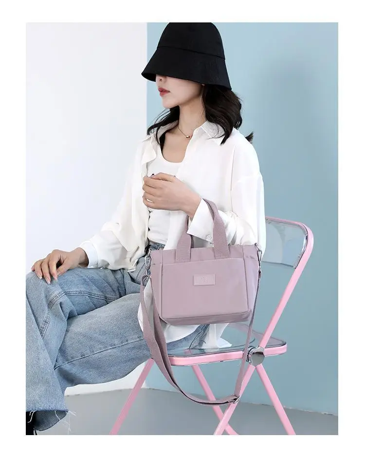 Green Nylon Crossbody Bag for Women with 7 Ways to Carry — feature 21