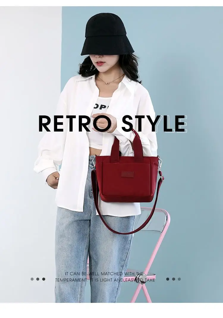 Green Nylon Crossbody Bag for Women with 7 Ways to Carry — feature 4