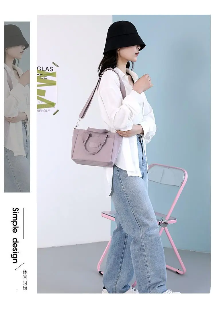 Green Nylon Crossbody Bag for Women with 7 Ways to Carry — feature 5