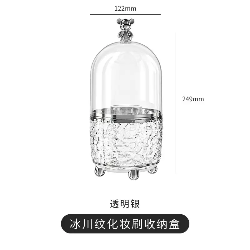 Transparent silver bear