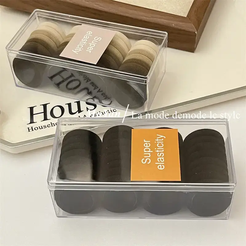 Sweet Macaron Color Hair Bands Gradient Rubber Ties — feature 13