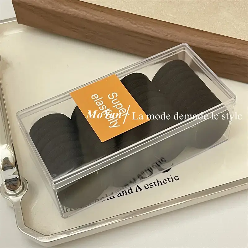 Sweet Macaron Color Hair Bands Gradient Rubber Ties — feature 5