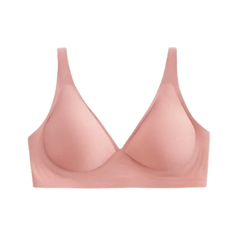 Seamless Jelly Bra for Women with Small Busts, Anti-Sagging, Thin Style, Side Breast Support, Wireless Bra, Soft Bras