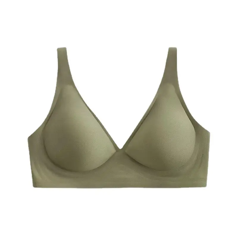 Seamless Jelly Bra for Women with Small Busts, Anti-Sagging, Thin Style, Side Breast Support, Wireless Bra, Soft Bras
