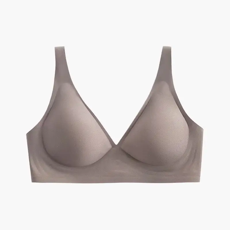 Seamless Jelly Bra for Women with Small Busts, Anti-Sagging, Thin Style, Side Breast Support, Wireless Bra, Soft Bras