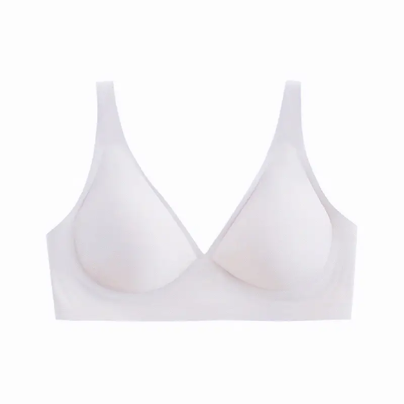 Seamless Jelly Bra for Women with Small Busts, Anti-Sagging, Thin Style, Side Breast Support, Wireless Bra, Soft Bras