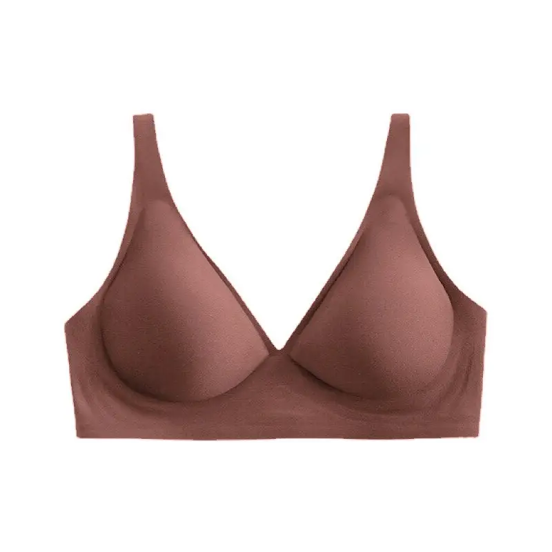 Seamless Jelly Bra for Women with Small Busts, Anti-Sagging, Thin Style, Side Breast Support, Wireless Bra, Soft Bras
