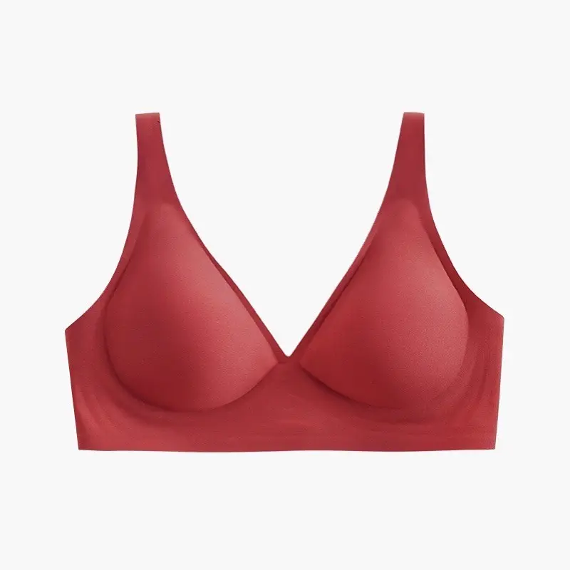Seamless Jelly Bra for Women with Small Busts, Anti-Sagging, Thin Style, Side Breast Support, Wireless Bra, Soft Bras