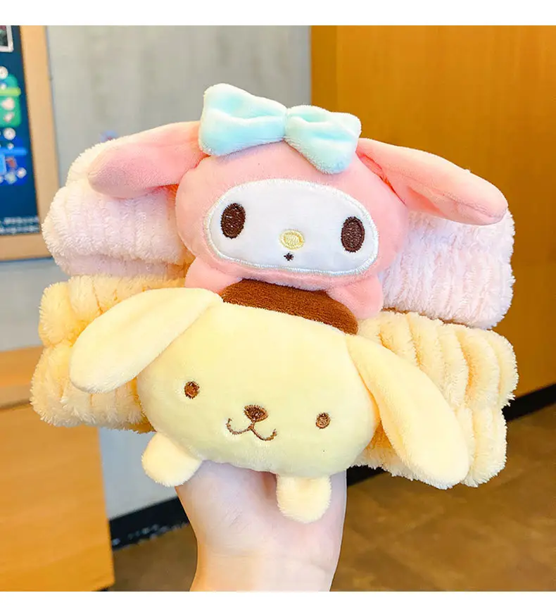 Sanrio Face Wash Hair Band Coolomi Blue — feature 3