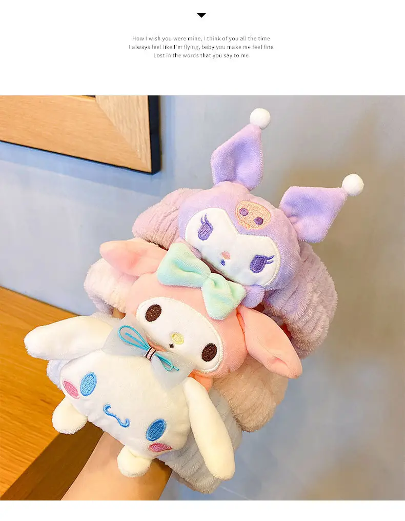Sanrio Face Wash Hair Band Coolomi Blue — feature 5
