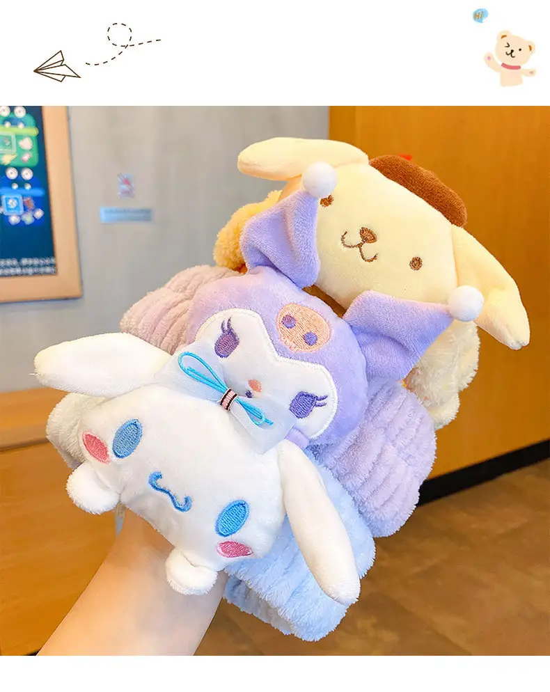 Sanrio Face Wash Hair Band Coolomi Blue — feature 6