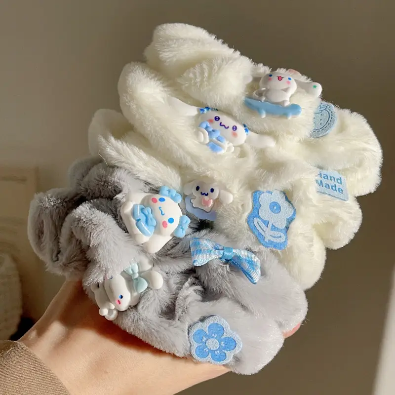 Plush Hair Band for Girls with Pink Bow — feature 8