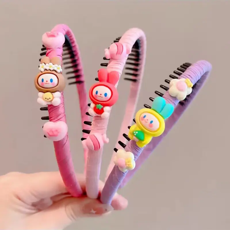Cute Cartoon Toothed Hair Bands for Girls — feature 20