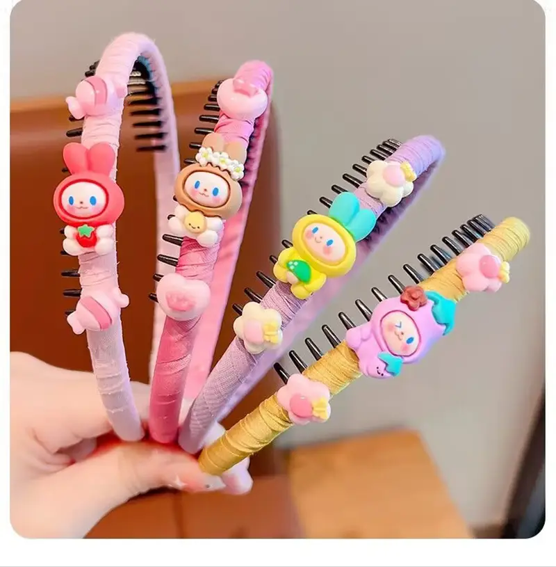 Cute Cartoon Toothed Hair Bands for Girls — feature 22