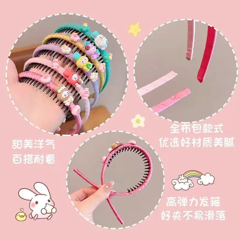 Cute Cartoon Toothed Hair Bands for Girls — feature 23