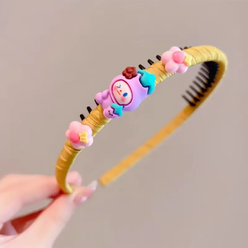 Cute Cartoon Toothed Hair Bands for Girls