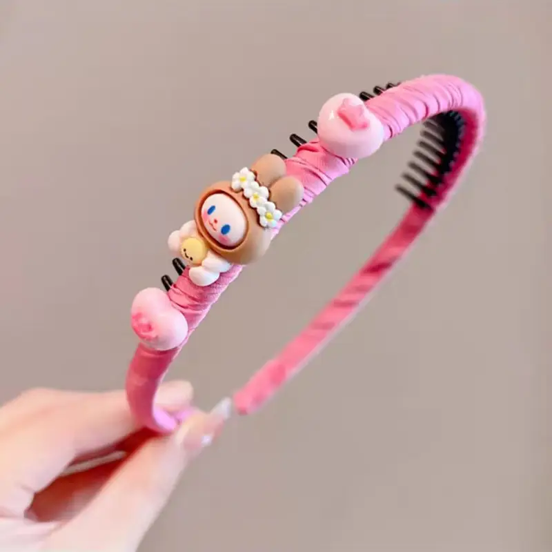 Cute Cartoon Toothed Hair Bands for Girls