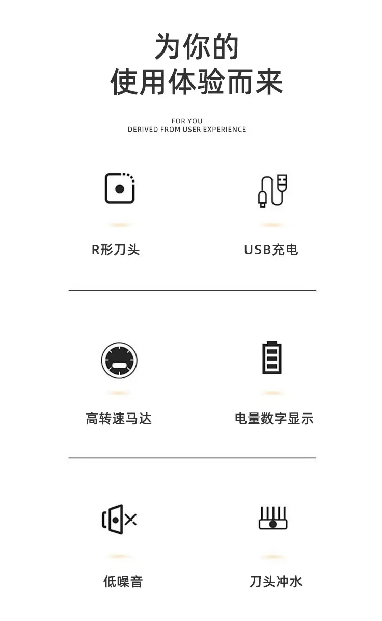 Digital Hair Clipper with 4 Combs & USB Charging — feature 2