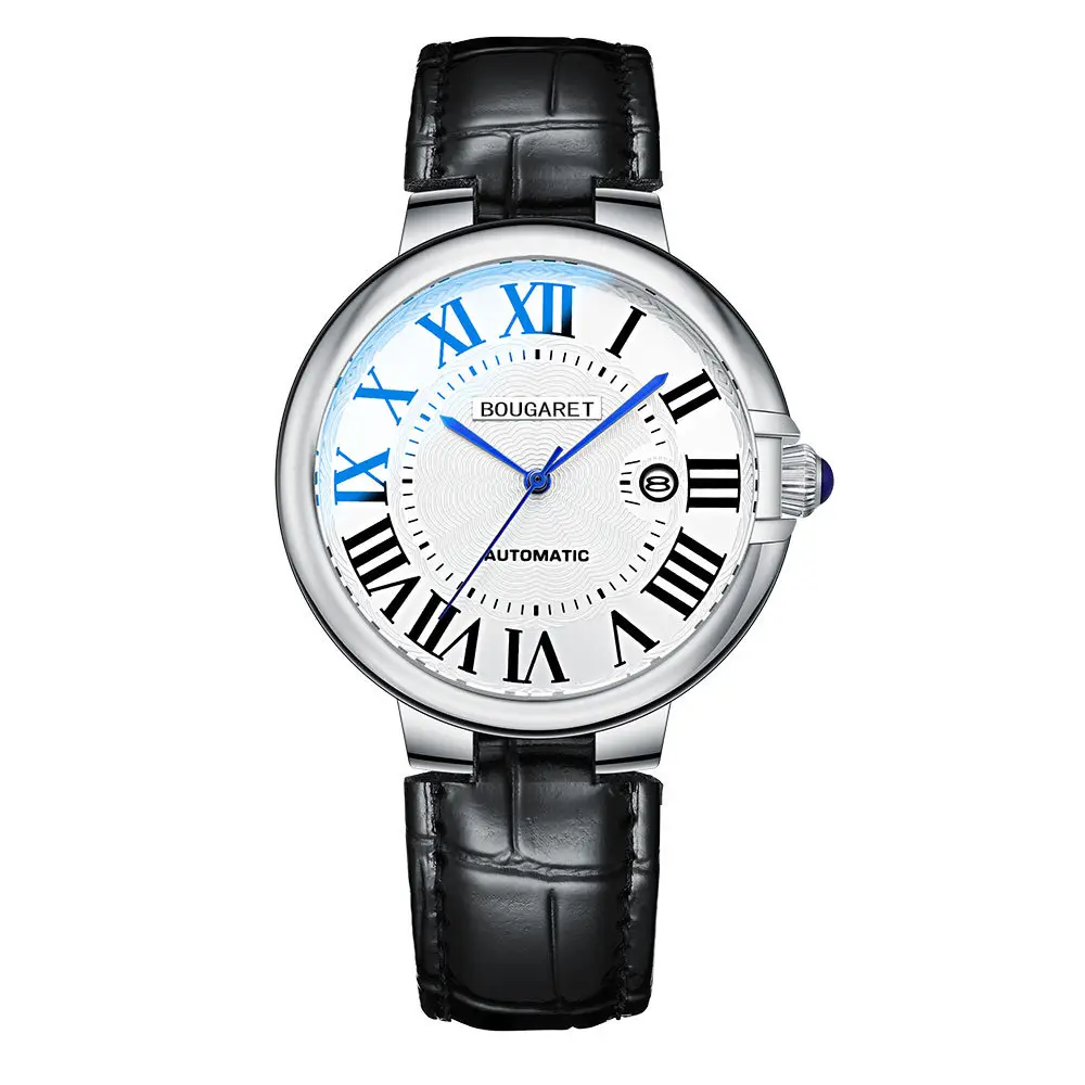 Couple Watches Set Roman Dial Waterproof Mechanical Wristwatch - Image 2