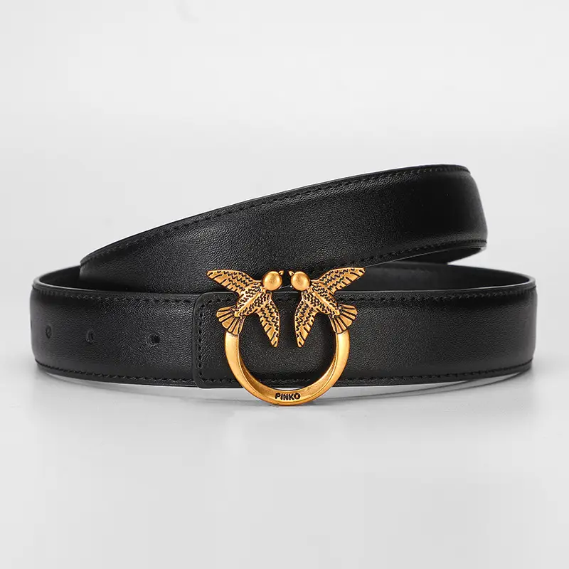 New Women's Real Cowhide Belt with Bird Buckle - Image 8