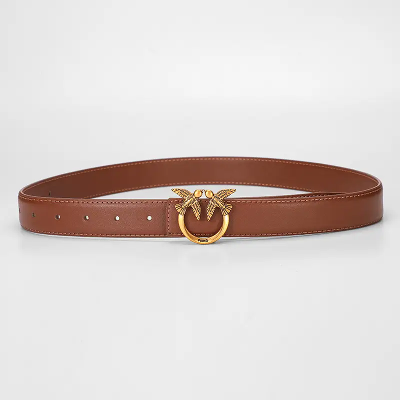 New Women's Real Cowhide Belt with Bird Buckle - Image 2