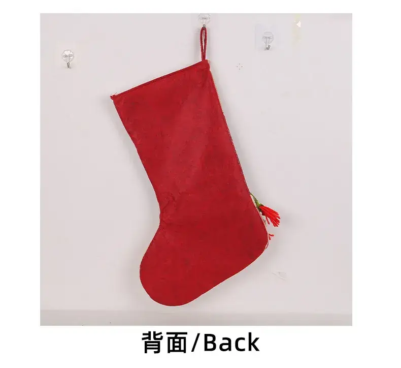 Christmas Socks 3D Extra Thickened Red Brown — feature 11