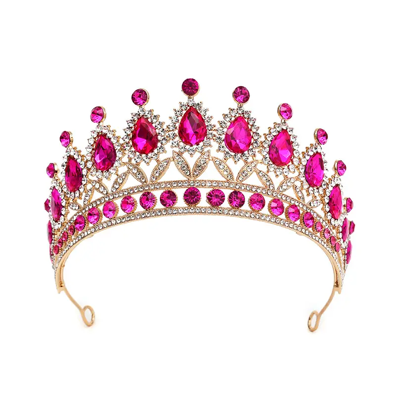 Luxury Green Crystal Bridal Crown for Weddings - Image 22