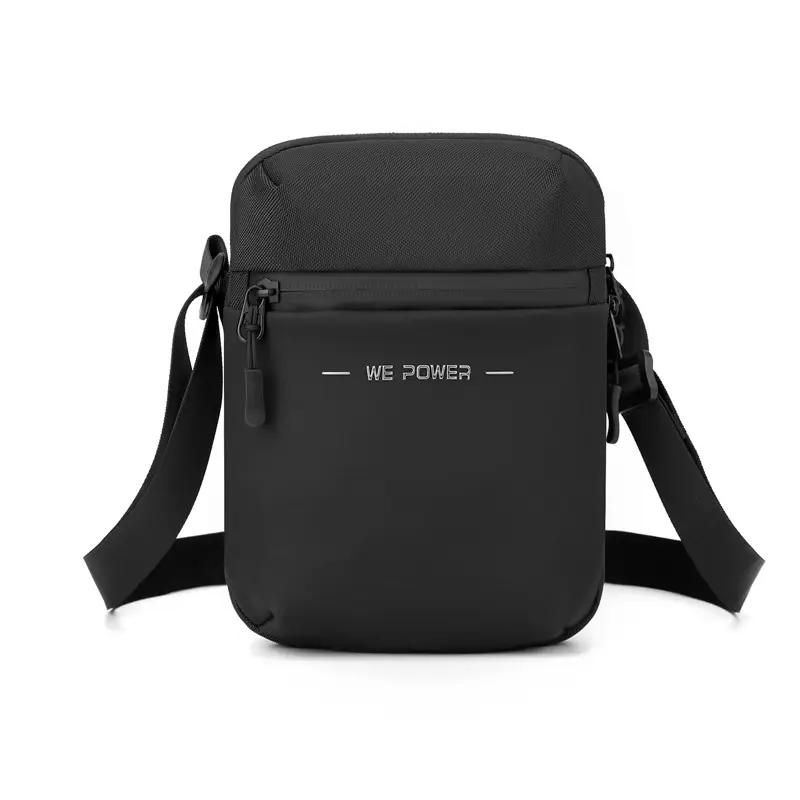 WEPOWER Black Men's Shoulder Bag Business Casual Messenger - Image 10