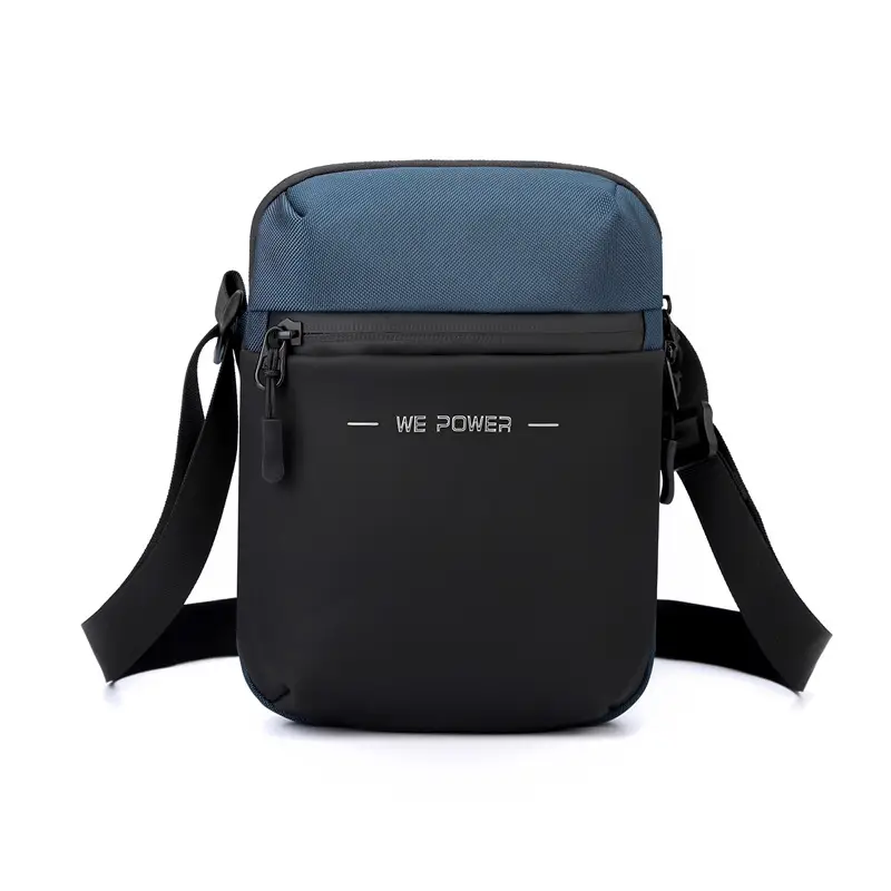 WEPOWER Black Men's Shoulder Bag Business Casual Messenger - Image 3