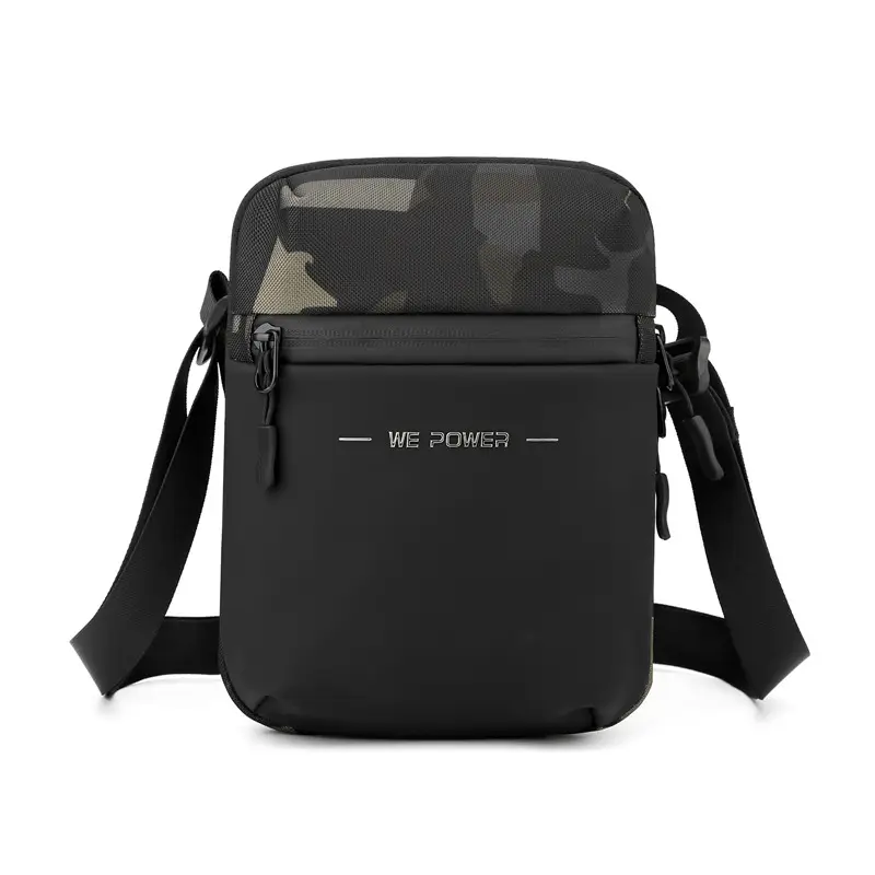 WEPOWER Black Men's Shoulder Bag Business Casual Messenger - Image 5