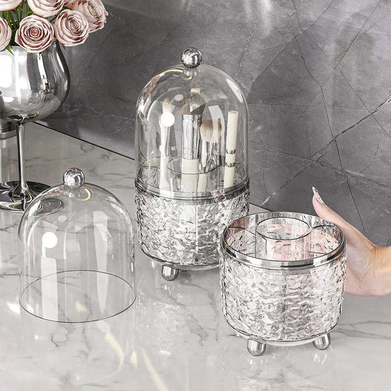 Transparent Ice Viscose Cosmetic Storage Box 122x246mm