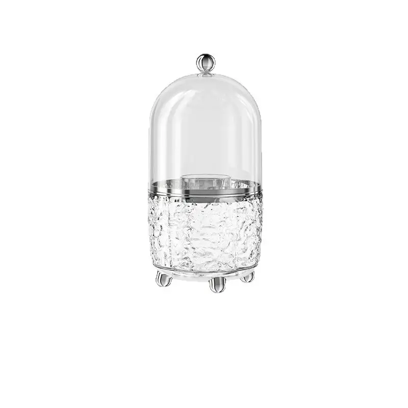 Transparent Ice Viscose Cosmetic Storage Box 122x246mm