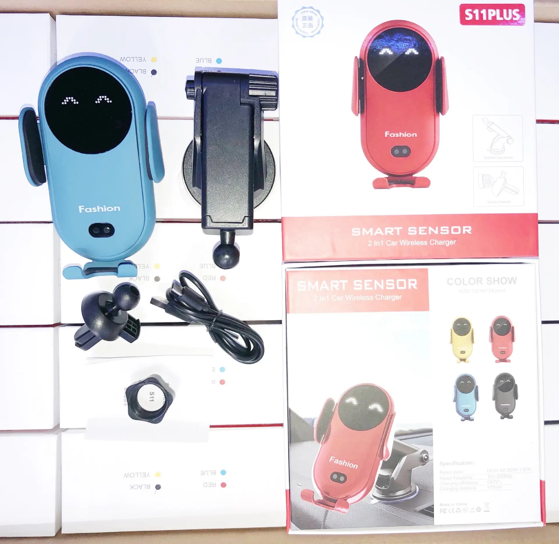 Infrared Car Phone Holder with Sound & 10W Charging - Image 6