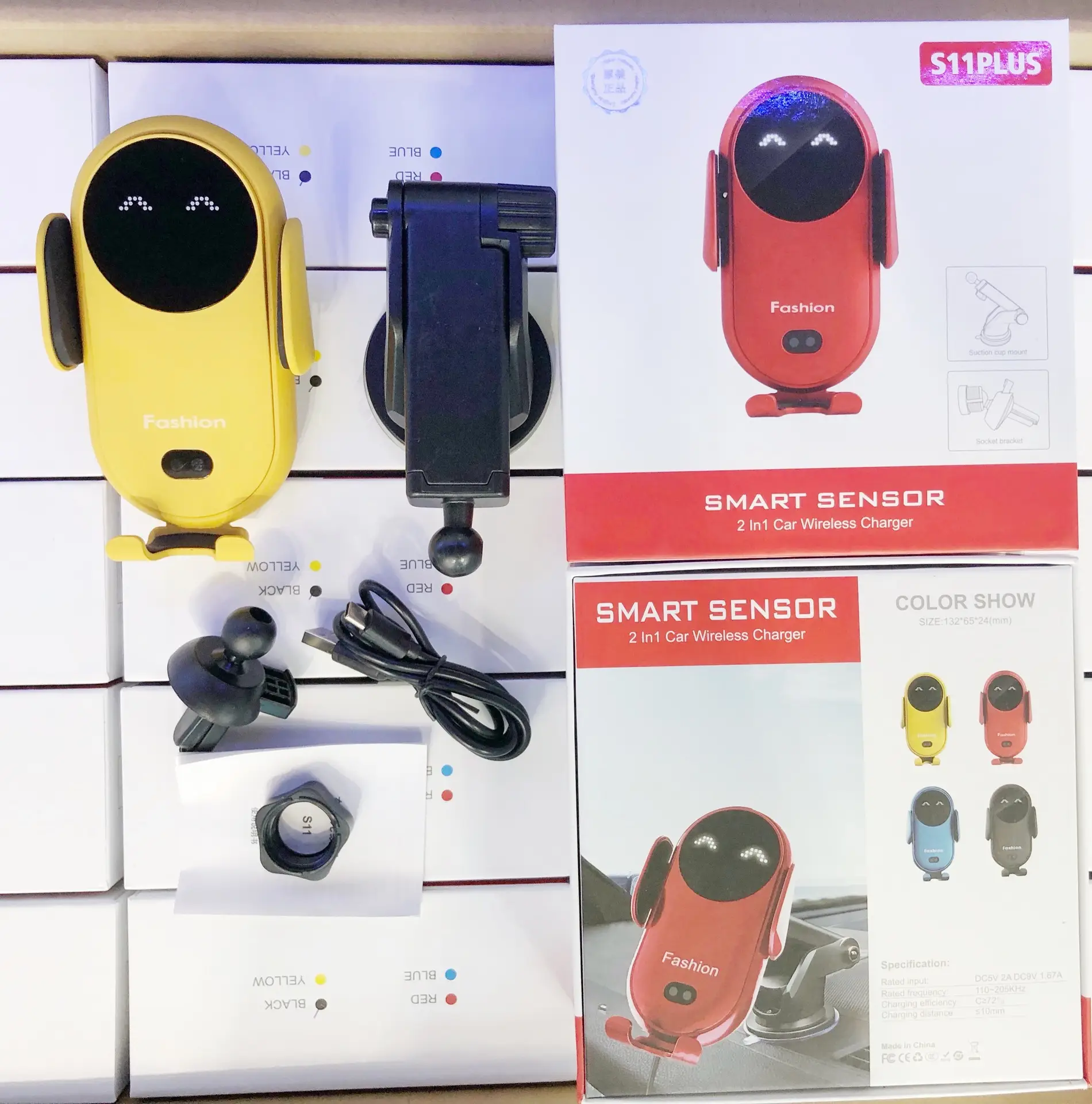 Infrared Car Phone Holder with Sound & 10W Charging - Image 8