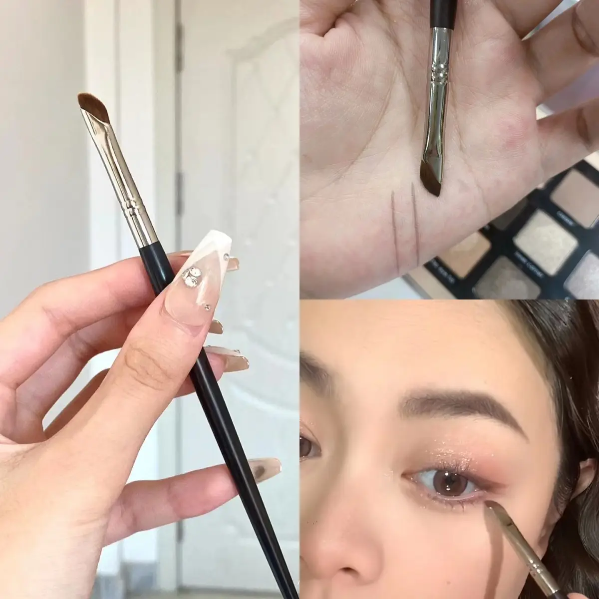 Horsehair Nose Shadow Brush for Eye Details Contouring - Image 2