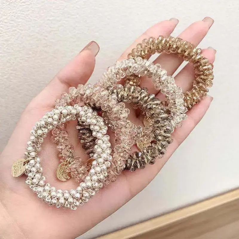 Dual-Use Crystal Braided Bracelet with Bell - Image 12