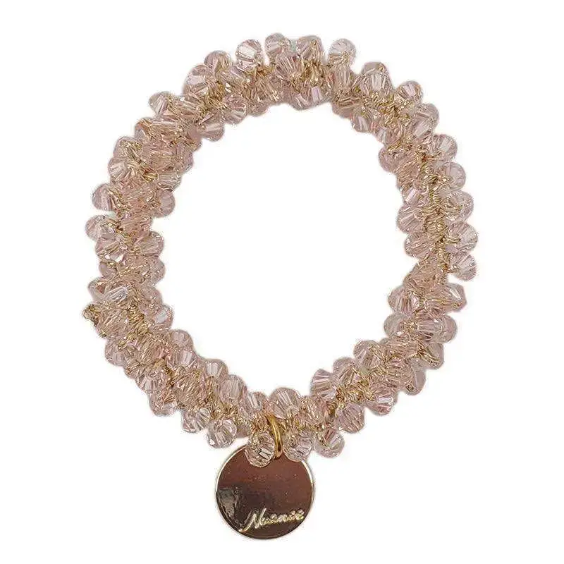 Dual-Use Crystal Braided Bracelet with Bell - Image 15