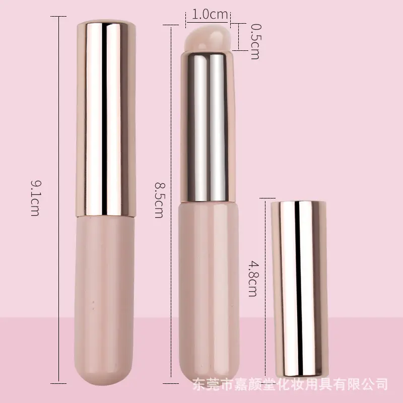 White Silicone Lip Brush with Lid Fingers for Concealing - Image 10