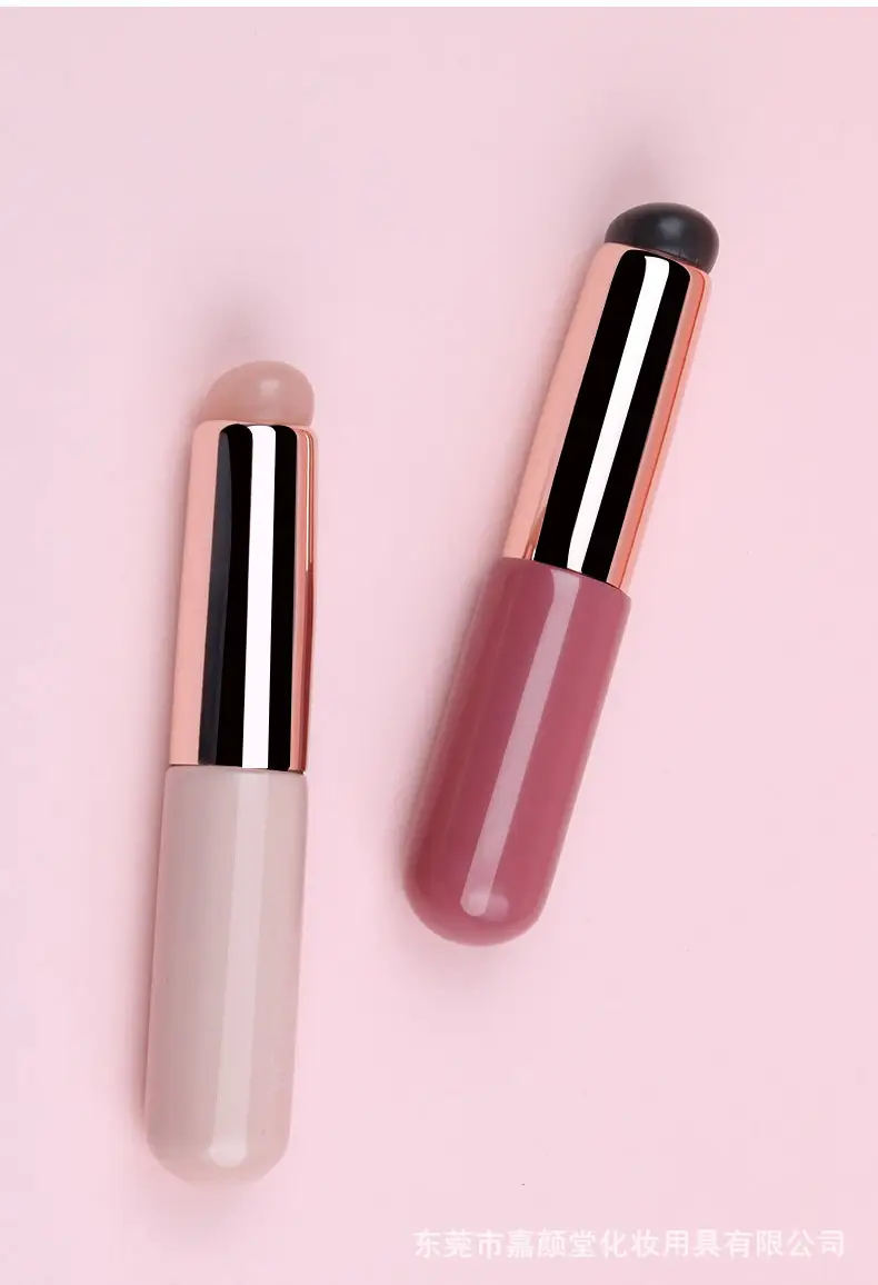 White Silicone Lip Brush with Lid Fingers for Concealing — feature 16